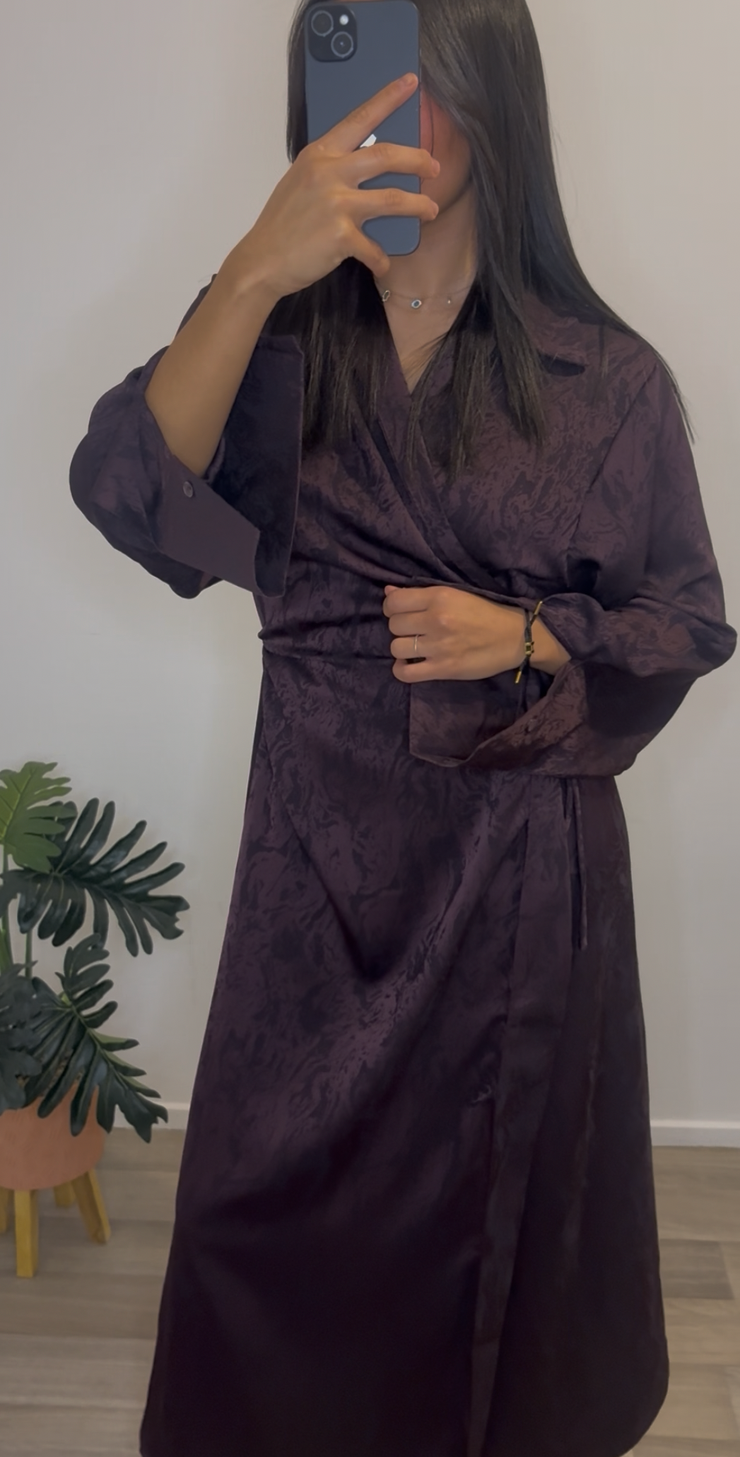 ABAYA « SHAINA » VIOLET
