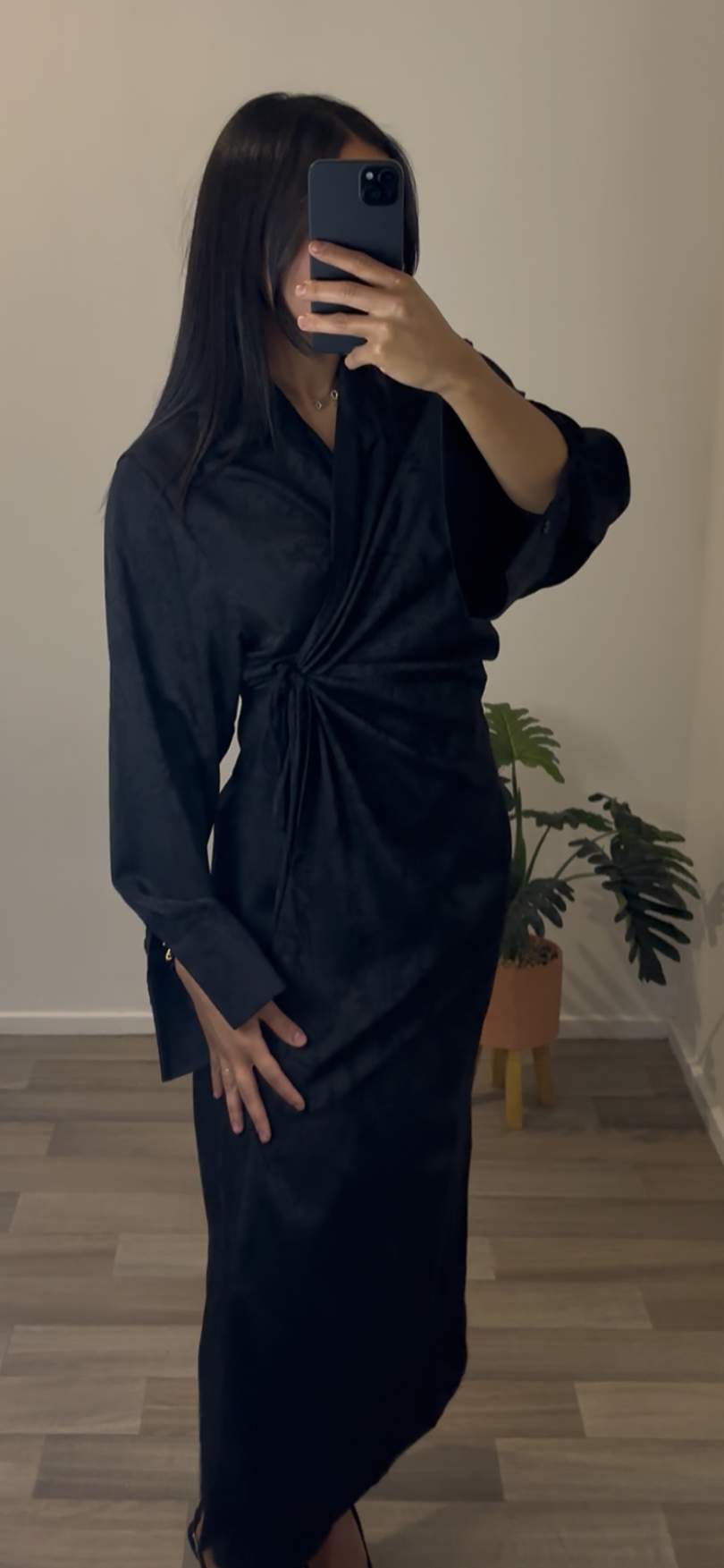 ABAYA « SHAINA » NOIR