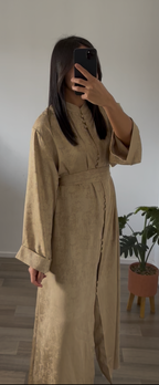 ABAYA BEIGE « SHERAZADE »