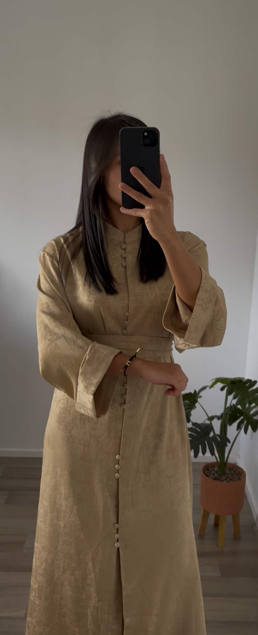 ABAYA BEIGE « SHERAZADE »