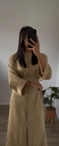 ABAYA BEIGE « SHERAZADE »