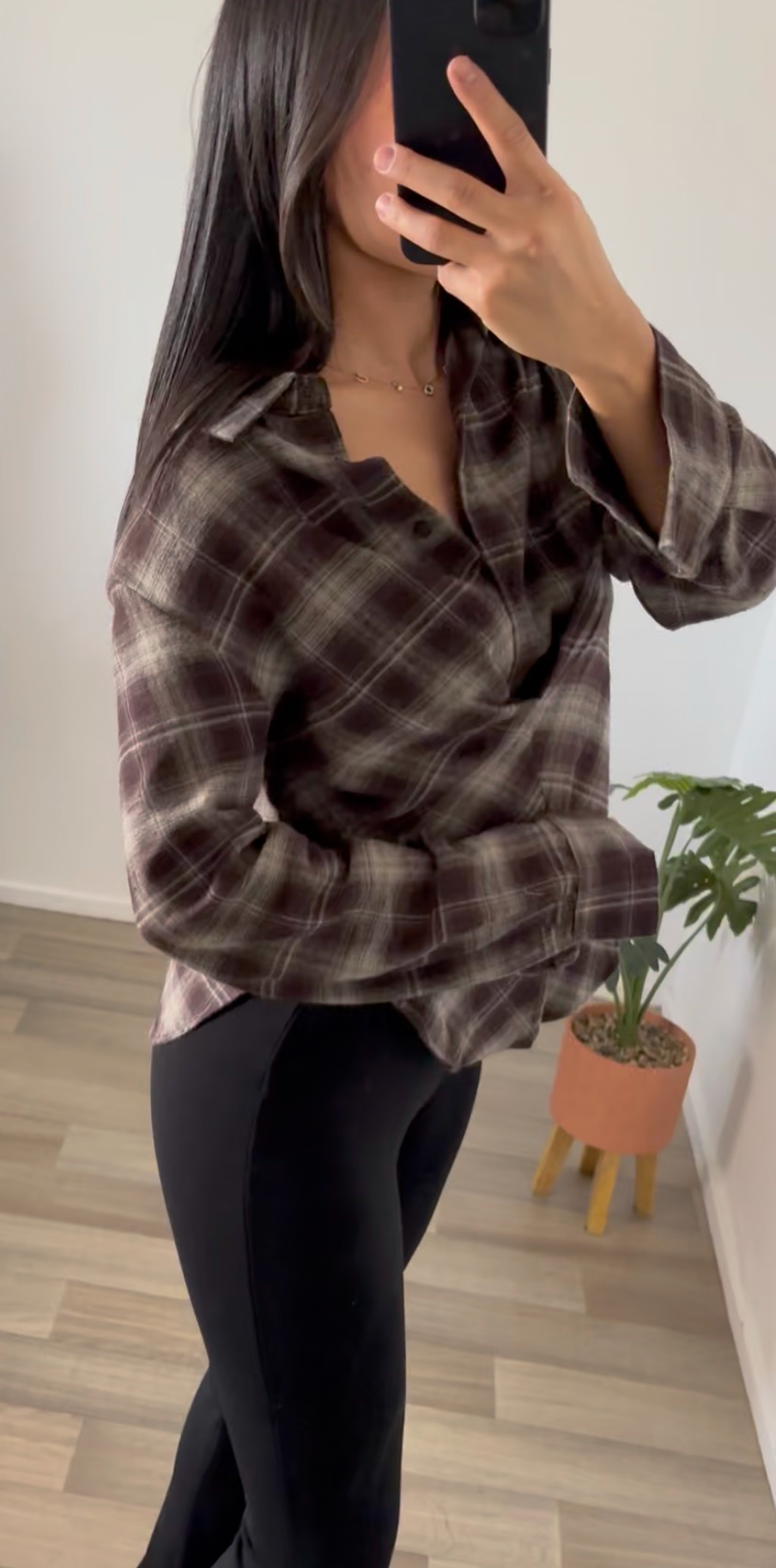 CHEMISE CARREAUX « ALMA »