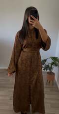 ABAYA MARRON « SHERAZADE »