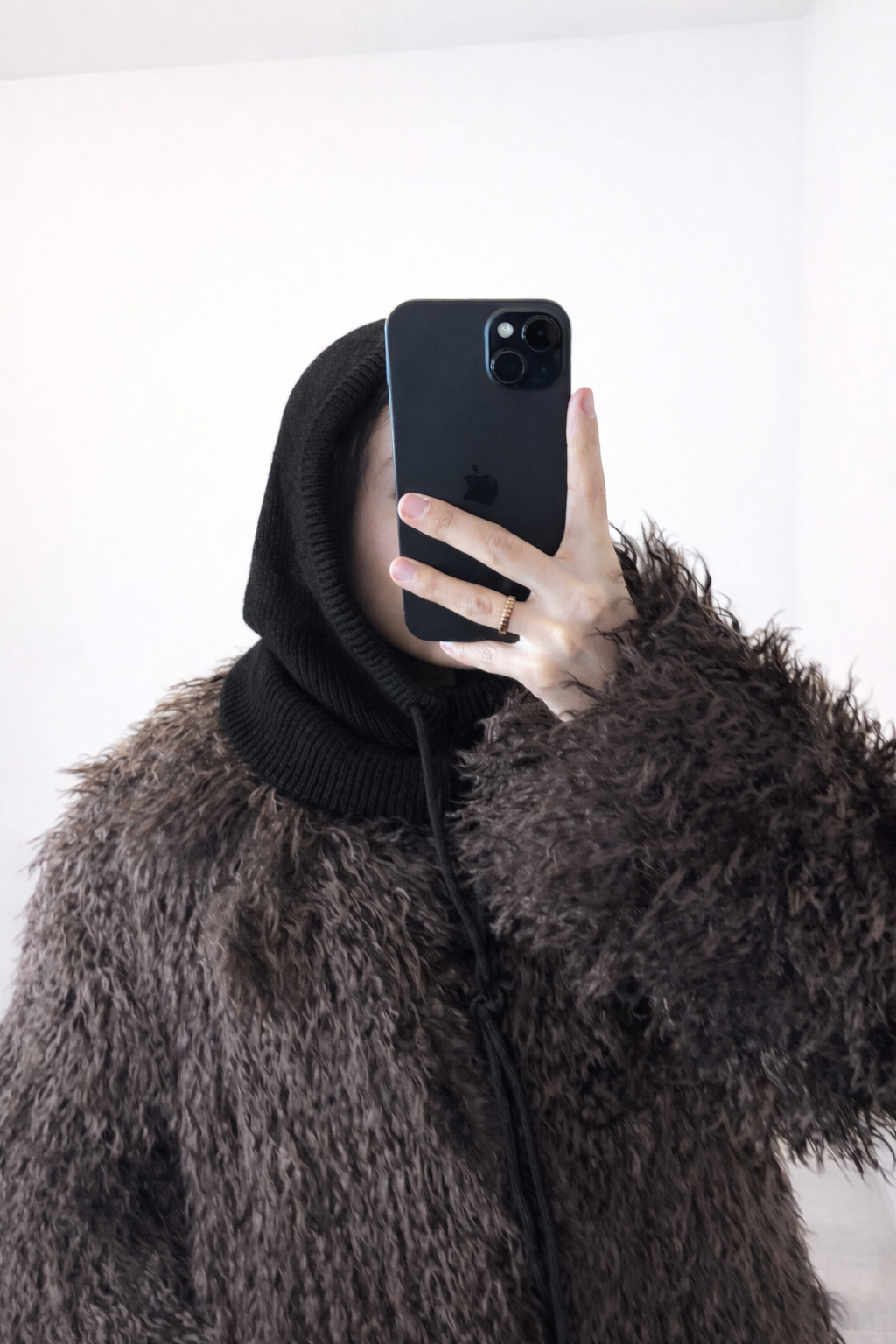 CAGOULE NOIR « MIRA »