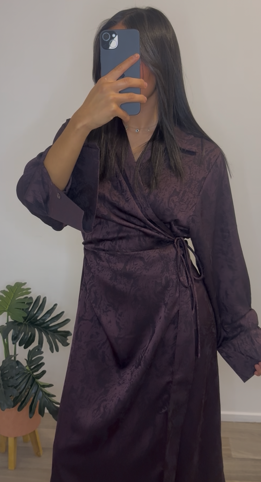 ABAYA « SHAINA » VIOLET