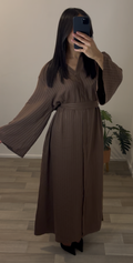 ABAYA « INAYA » MARRON