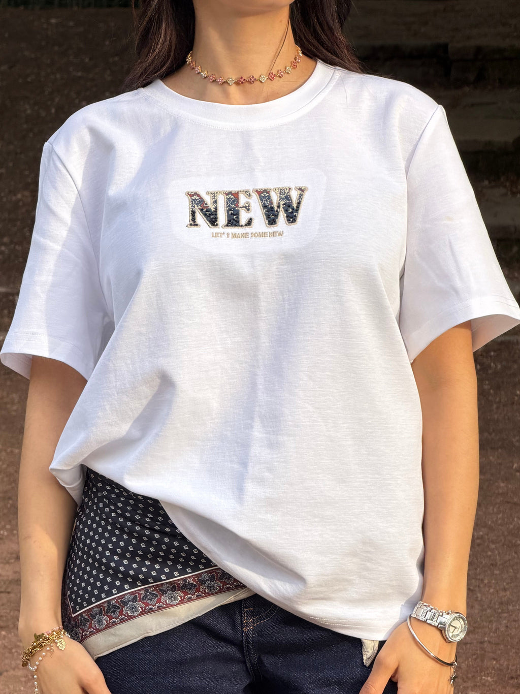 TEE-SHIRT BANDANA « DIANA »